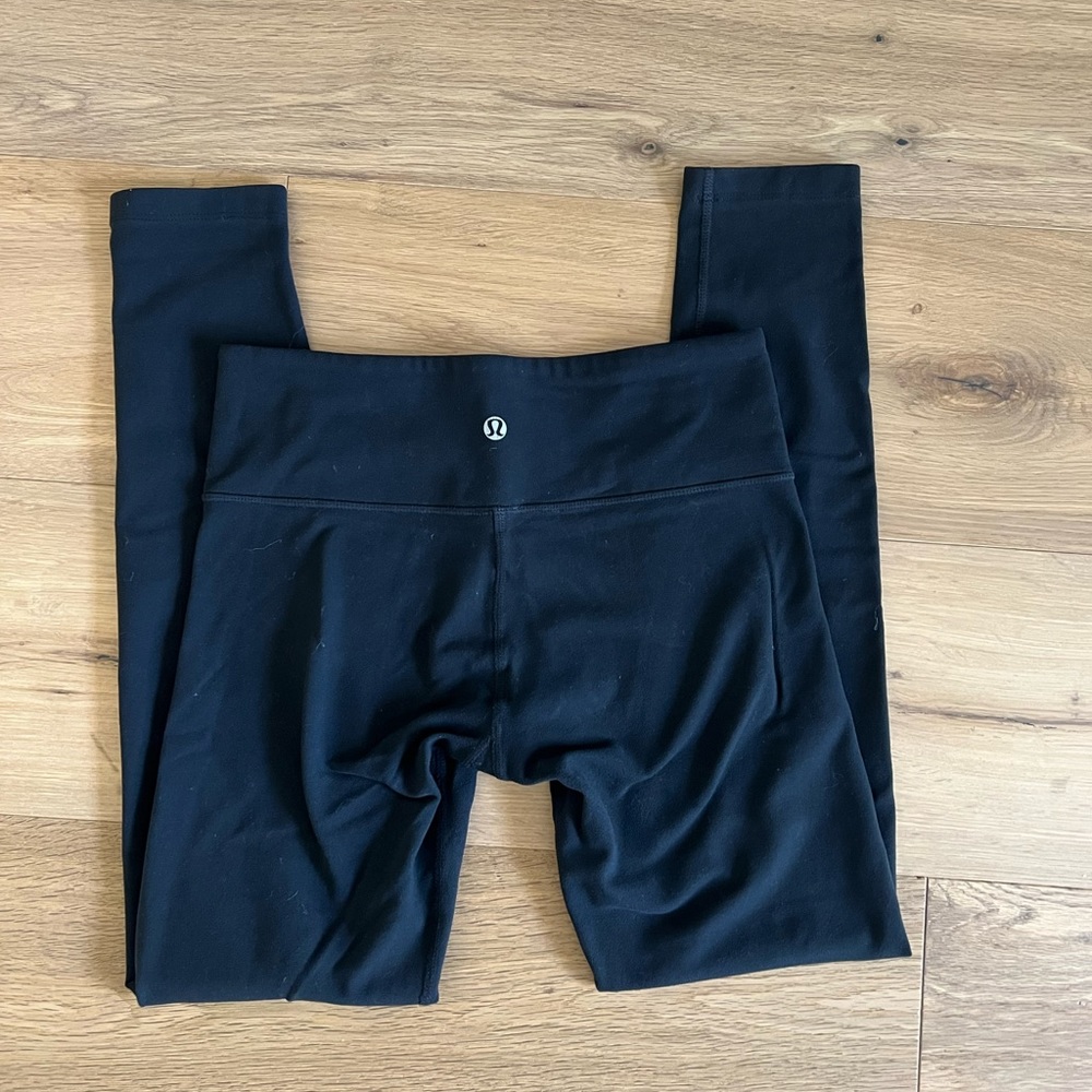 Lululemon Wunder Under Tight, 25”, black, 4